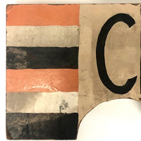 Old Handmade Wooden CRAFTS Sign with Pointing Finger