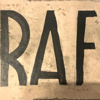 Old Handmade Wooden CRAFTS Sign with Pointing Finger