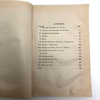 Red Cross First Aid Text-Book with Brown Paper Hand-drawn Cover