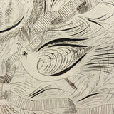 1891 Signed Spencerian Pen and Ink Drawing of Two Birds
