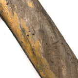 MEN: Large Antique Hand-carved Letters with Traces of Gold Paint