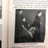 Red Cross First Aid Text-Book with Brown Paper Hand-drawn Cover