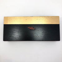 Gold and Black Art Deco Style Wooden Box
