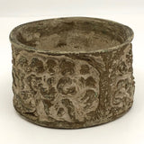 Antique Small Terracotta Planter with Adam, Eve and Cherubs, Presumed Italian