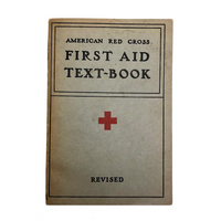 Vintage 1940 American Red Cross First Aid Text-Book