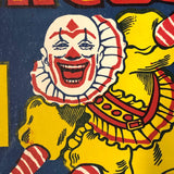 Original Sells and Gray Circus 1969 Screenprint Poster on Board