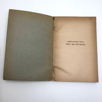 Vintage 1940 American Red Cross First Aid Text-Book