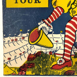 Original Sells and Gray Circus 1969 Screenprint Poster on Board