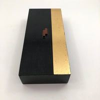 Gold and Black Art Deco Style Wooden Box