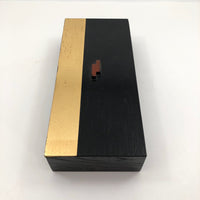 Gold and Black Art Deco Style Wooden Box