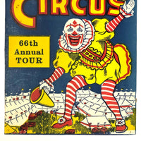 Original Sells and Gray Circus 1969 Screenprint Poster on