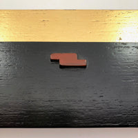 Gold and Black Art Deco Style Wooden Box