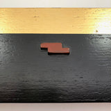 Gold and Black Art Deco Style Wooden Box