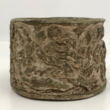 Antique Small Terracotta Planter with Adam, Eve and Cherubs, Presumed Italian