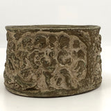 Antique Small Terracotta Planter with Adam, Eve and Cherubs, Presumed Italian