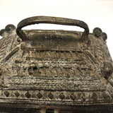 Indian Lost Wax Cast Bronze Old Dhorka Box - One of Two