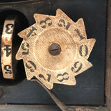 Gorgeous c. 1873 Patented Mechanical Grain Counter in Old Blue Paint