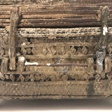 Indian Lost Wax Cast Bronze Old Dhorka Box - One of Two