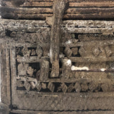 Indian Lost Wax Cast Bronze Old Dhorka Box - One of Two