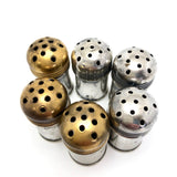 Mini Silver Salt and Peppers - Set of Six