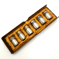 Mini Silver Salt and Peppers - Set of Six