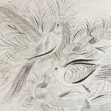 1891 Signed Spencerian Pen and Ink Drawing of Two Birds