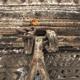 Indian Lost Wax Cast Bronze Old Dhorka Box - One of Two