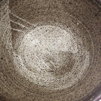 Huge Earthy Hand-thrown Stoneware Bowl Signed Davis