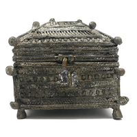 Indian Lost Wax Cast Bronze Antique Dhorka Box - Two of Two