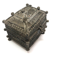 Indian Lost Wax Cast Bronze Antique Dhorka Box - Two of Two