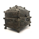 Indian Lost Wax Cast Bronze Antique Dhorka Box - Two of Two