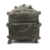 Indian Lost Wax Cast Bronze Antique Dhorka Box - Two of Two