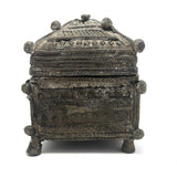Indian Lost Wax Cast Bronze Antique Dhorka Box - Two of Two