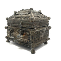 Indian Lost Wax Cast Bronze Antique Dhorka Box - Two of Two
