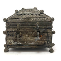 Indian Lost Wax Cast Bronze Antique Dhorka Box - Two of Two