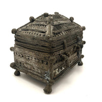 Indian Lost Wax Cast Bronze Antique Dhorka Box - Two of Two