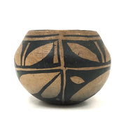 Small Hand-painted Black on Cream Southwest Pueblo Native American Pot