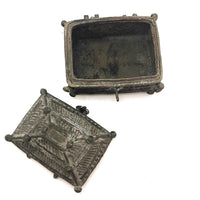 Indian Lost Wax Cast Bronze Antique Dhorka Box - Two of Two