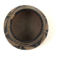 Small Hand-painted Black on Cream Southwest Pueblo Native American Pot