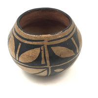 Small Hand-painted Black on Cream Southwest Pueblo Native American Pot