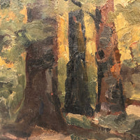 JT Sayward, Early 20th Century Oil on Board Landscape