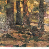 JT Sayward, Early 20th Century Oil on Board Landscape