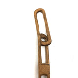 Antique Carved Whimsy with Ladies Leg and Tiny Ball in Cage