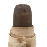 Wonderful Make Do Wooden Post Doll with Wrapped Fabric
