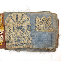 Exceptional 19th Century Antique Crochet Sampler Book