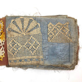 Exceptional 19th Century Antique Crochet Sampler Book