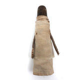 Wonderful Make Do Wooden Post Doll with Wrapped Fabric