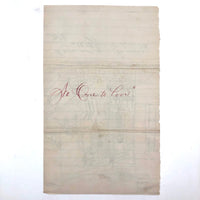 Heartbreaking "No One To Love" Antique Ink Drawing