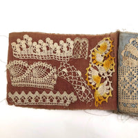 Exceptional 19th Century Antique Crochet Sampler Book