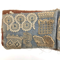 Exceptional 19th Century Antique Crochet Sampler Book